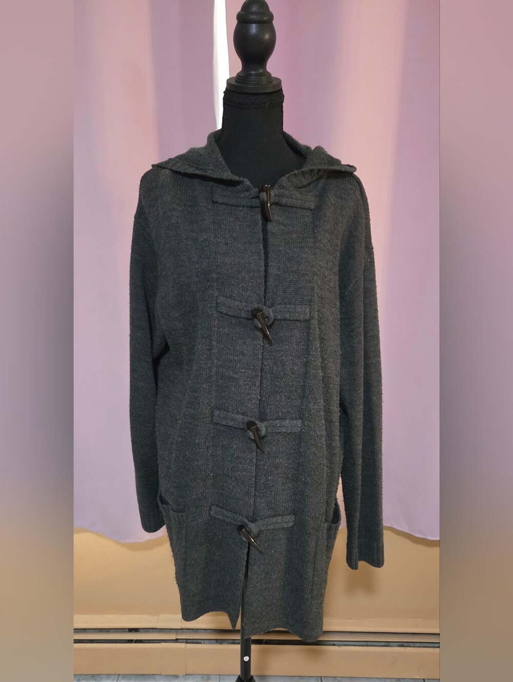 Womens Cozy Hooded Sweater
